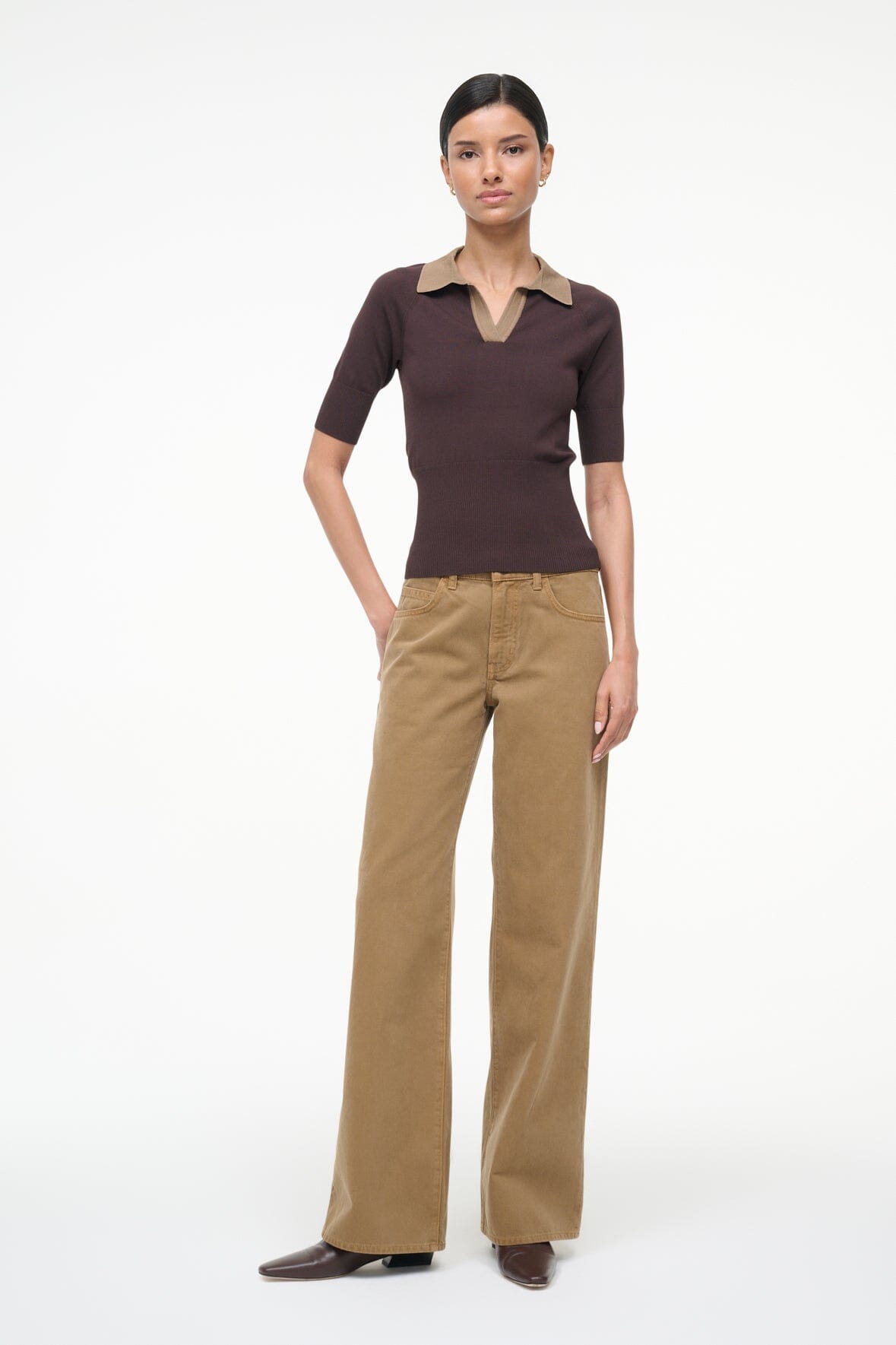 STAUD Sale Gene Top Earth Taupe
