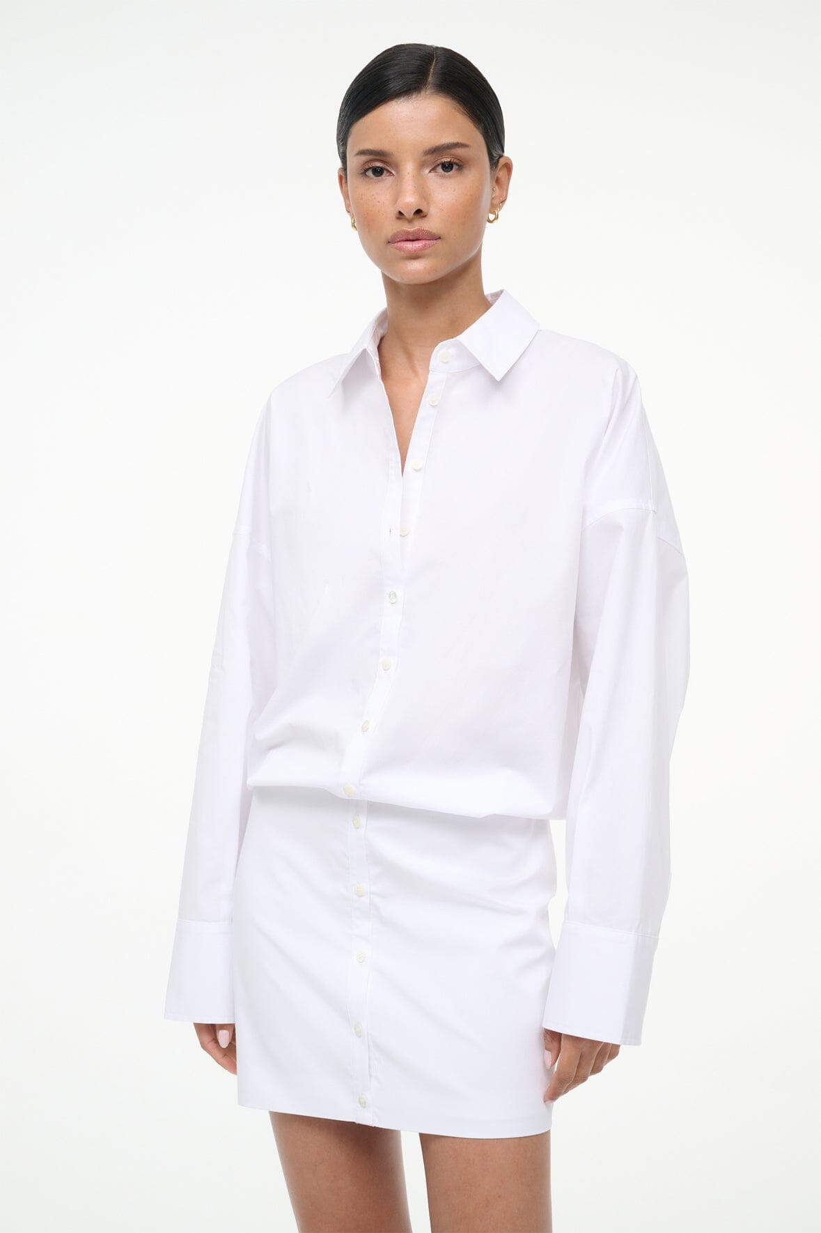 STAUD Sale Cynthia Dress White