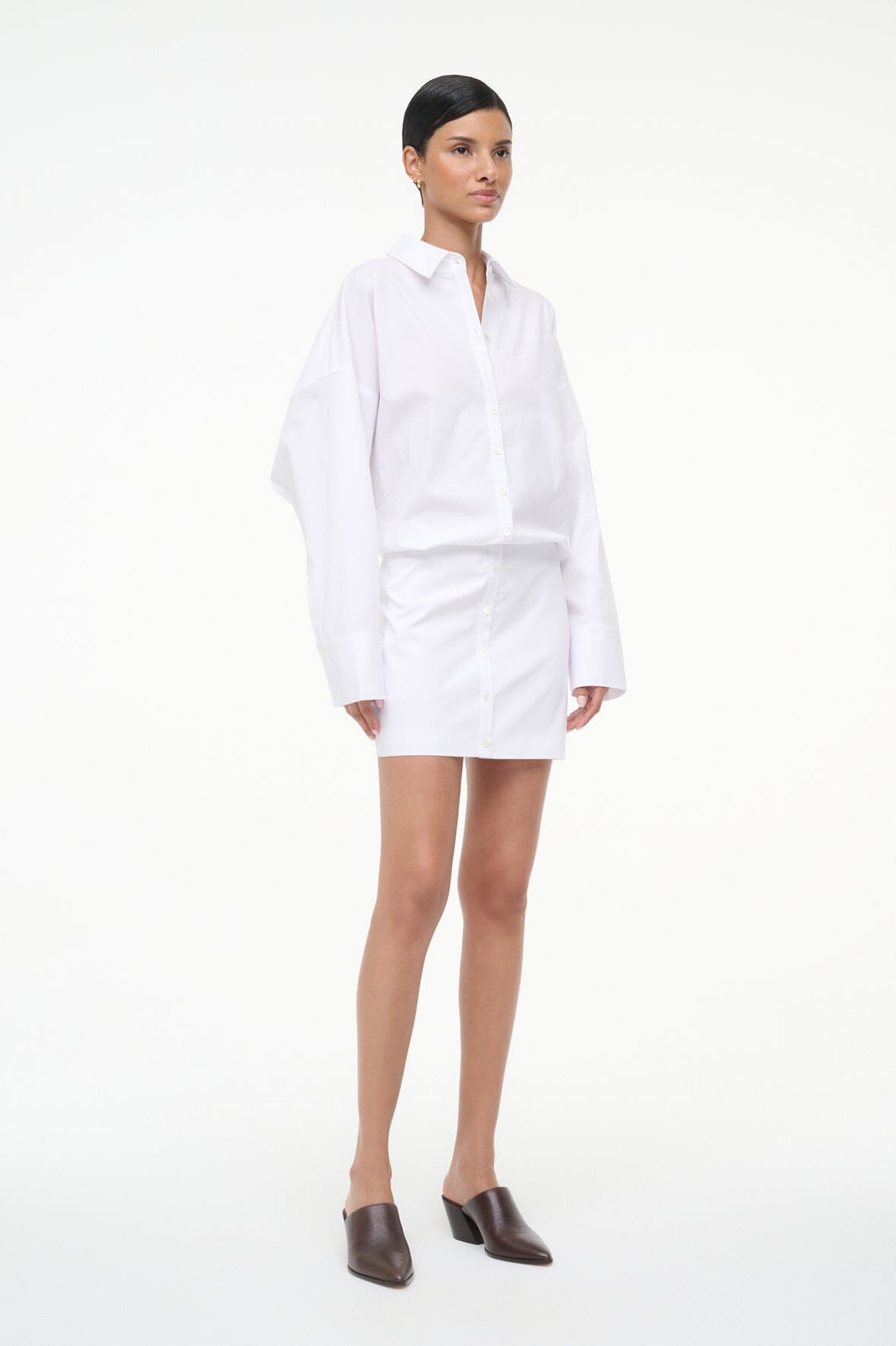 STAUD Sale Cynthia Dress White