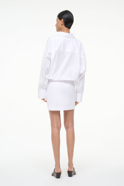 STAUD Sale Cynthia Dress White
