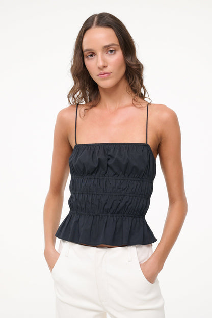 STAUD Sale Ayla Top Black