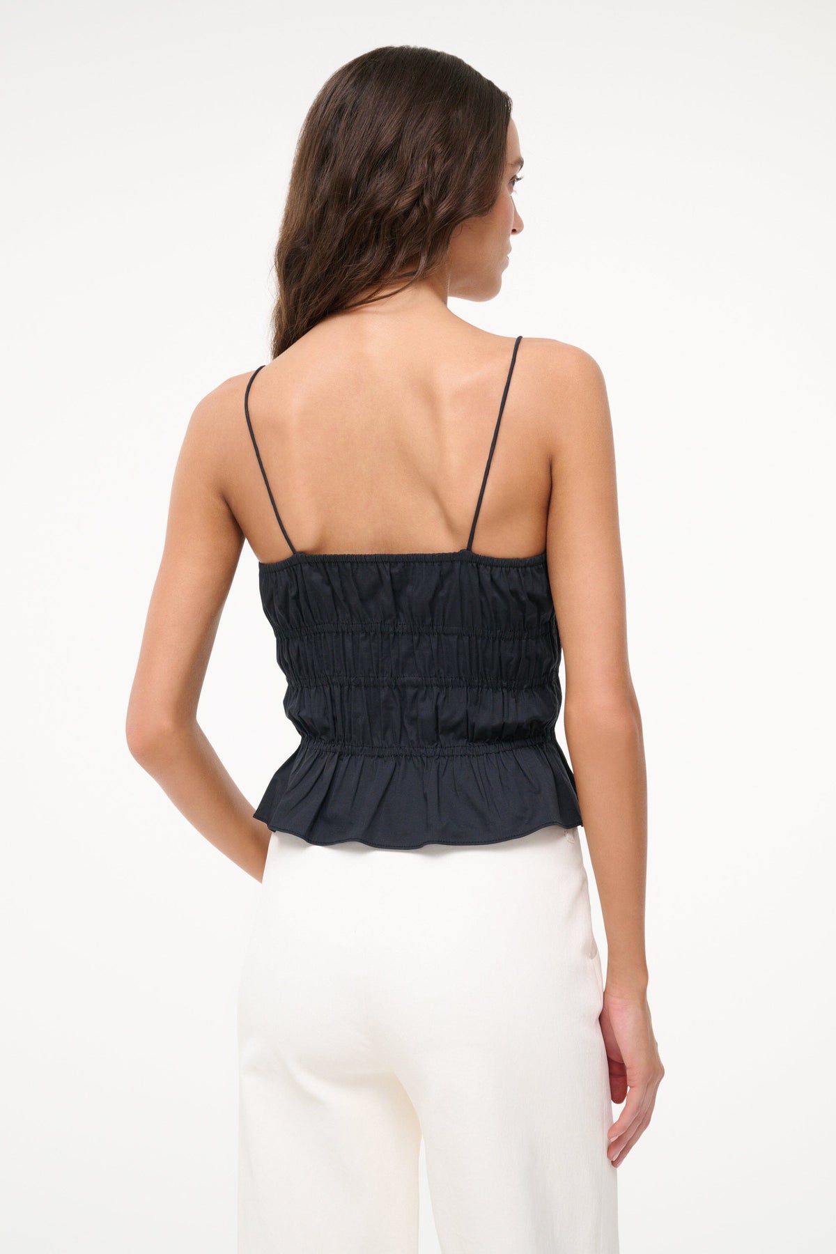 STAUD Sale Ayla Top Black