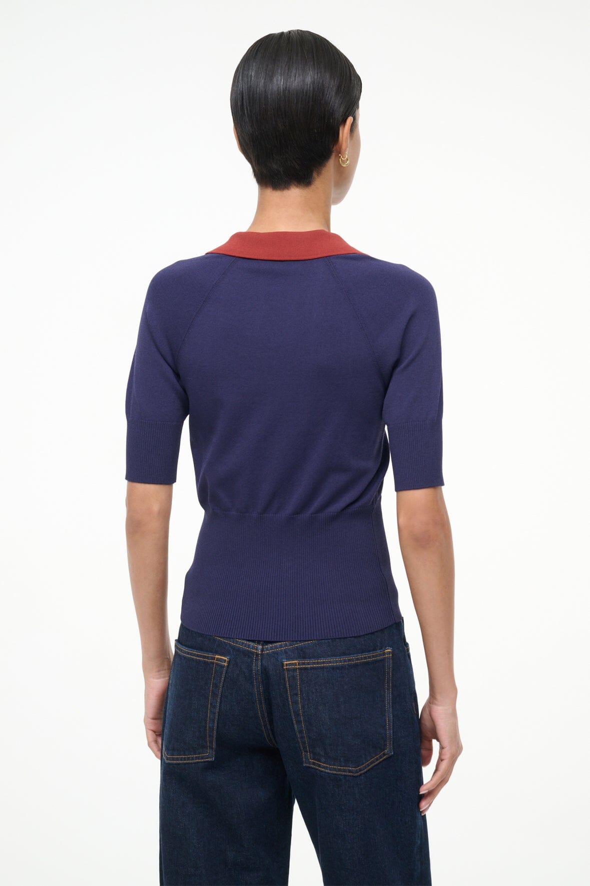 STAUD Sale Gene Top Navy Sangria