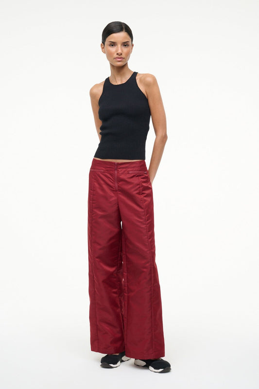 STAUD Sale Action Pant Deep Red