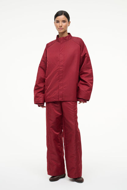 STAUD Sale Cal Jacket Deep Red