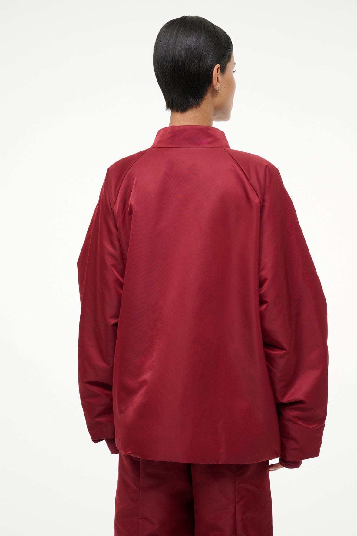 STAUD Sale Cal Jacket Deep Red