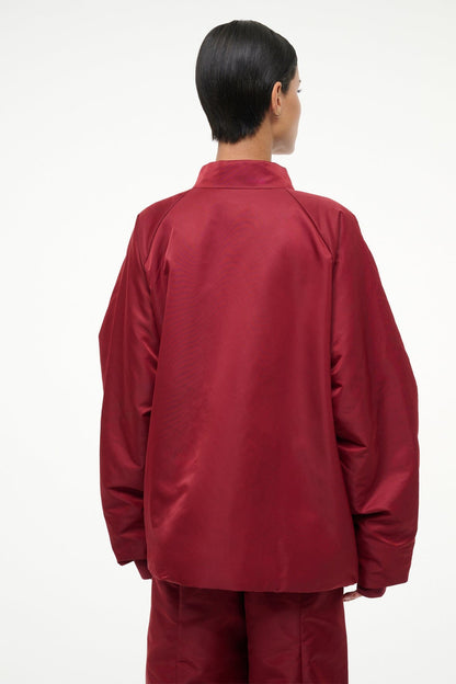 STAUD Sale Cal Jacket Deep Red