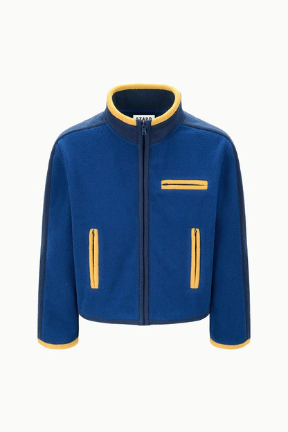 STAUD Sale Jeter Jacket Royal Chartreuse
