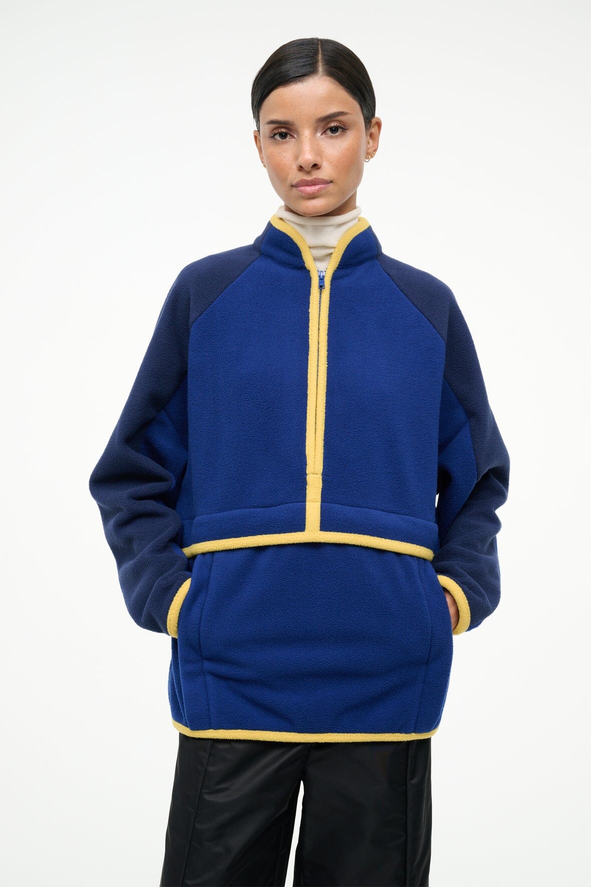 STAUD Sale Graf Pullover Royal Chartreuse