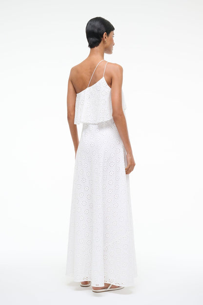 STAUD Sale Isa Dress White Eyelet
