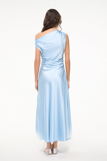 STAUD Sale Phare Silk Dress Cloud