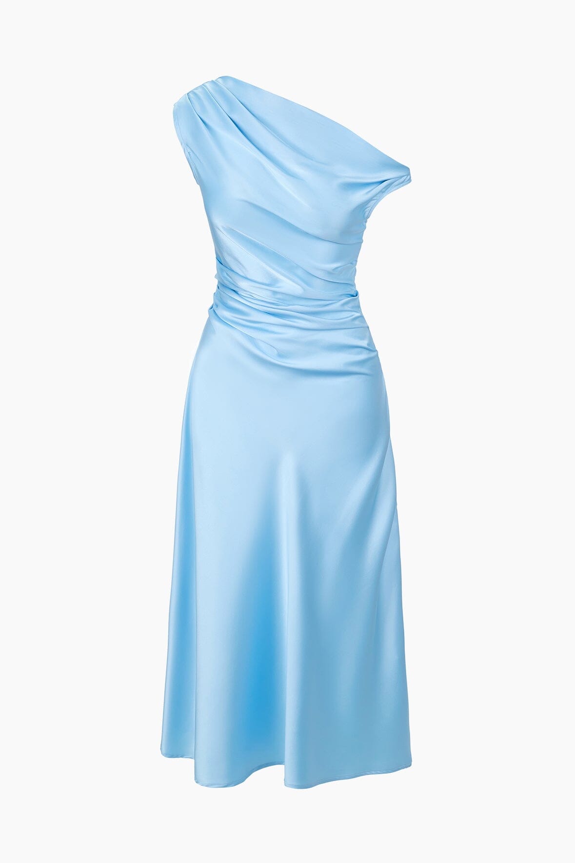 STAUD Sale Phare Silk Dress Cloud