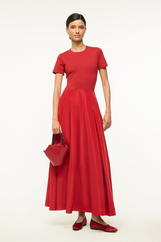 STAUD Sale Hopper Dress Rouge