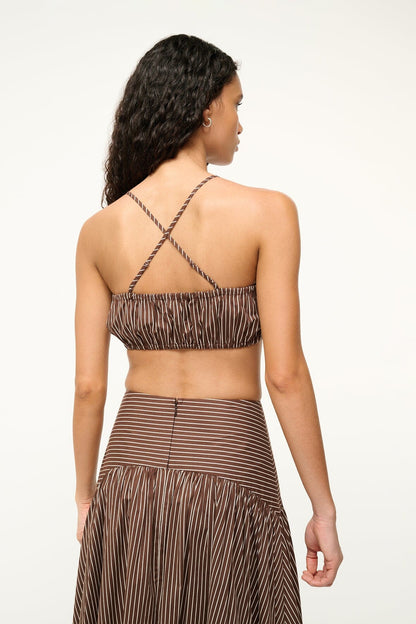 STAUD Sale Hammock Top Dark Oak Micro Stripe