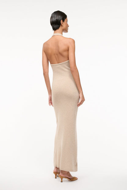 STAUD Sale Canela Cashmere Dress Stone