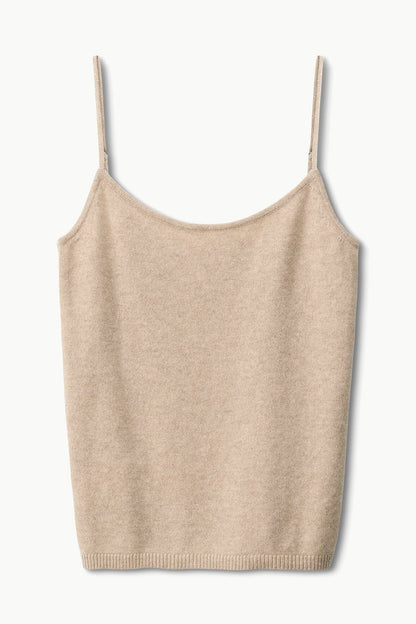 STAUD Sale Emerson Cashmere Tank Stone