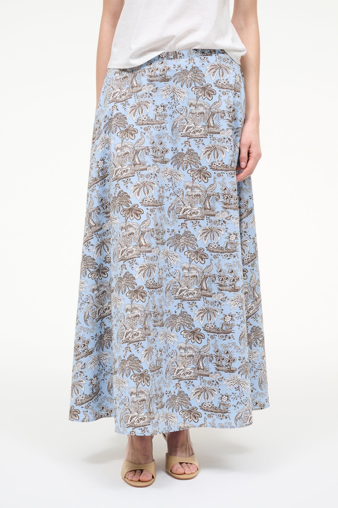 STAUD Sale Axel Skirt Sky Toile
