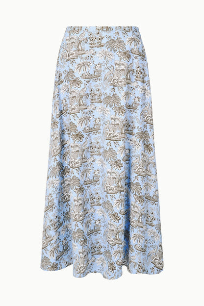 STAUD Sale Axel Skirt Sky Toile