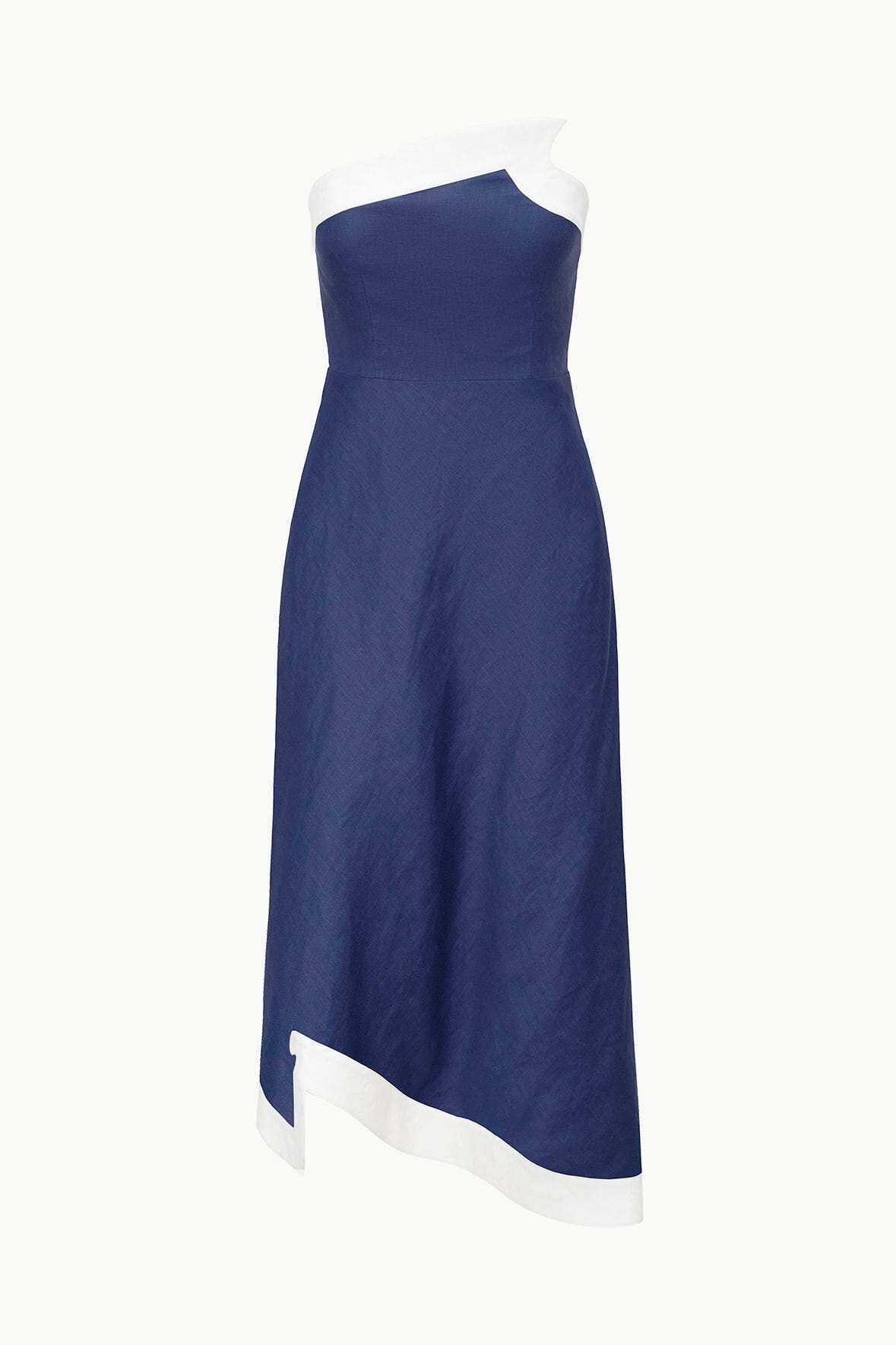 STAUD Sale Sirani Dress Navy White