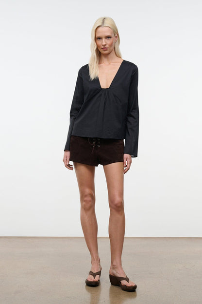STAUD Sale Su26 Vivi Top Black
