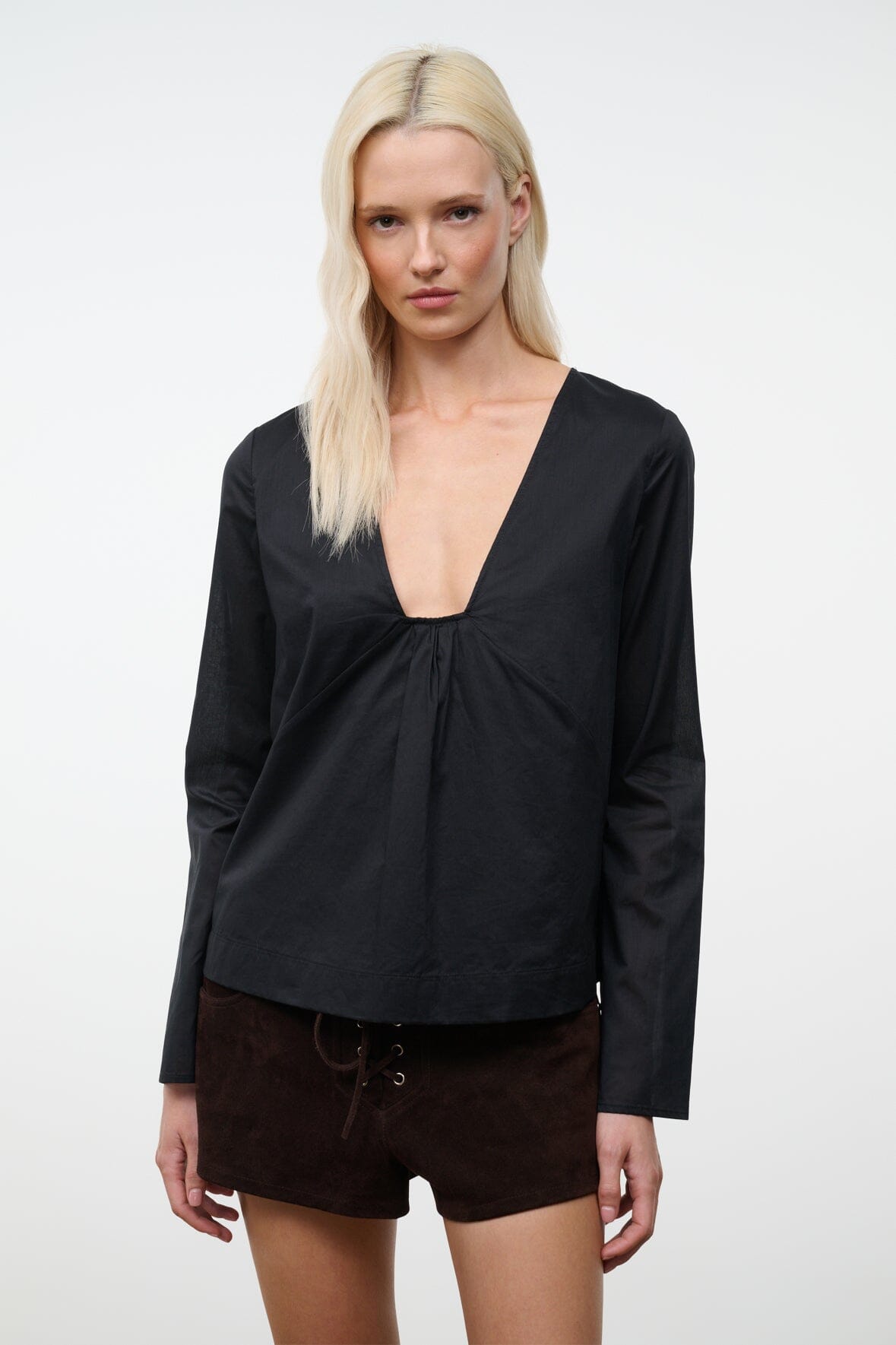STAUD Sale Su26 Vivi Top Black
