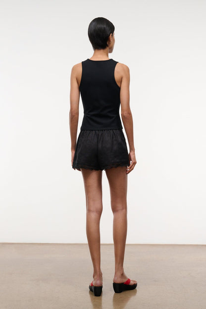 STAUD Sale Von Linen Short Black