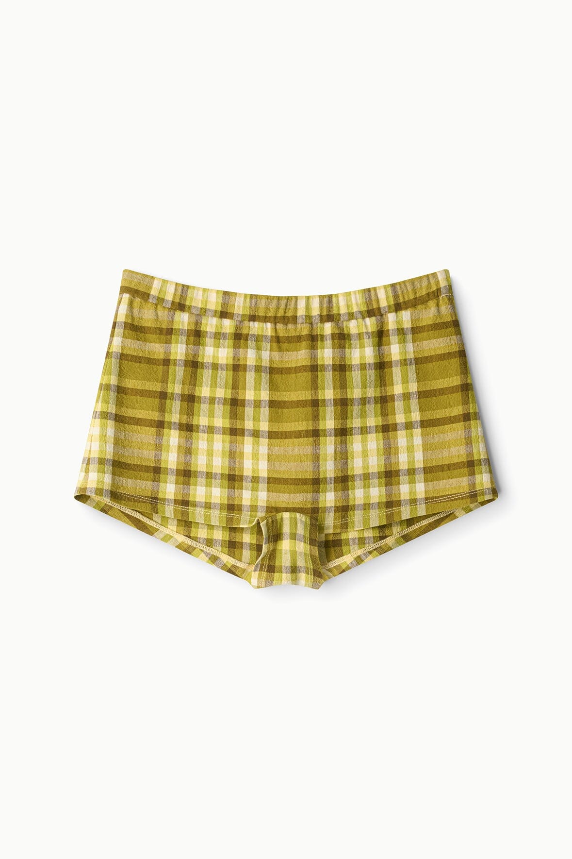 STAUD Sale Nilo Short Pepperoncini Plaid
