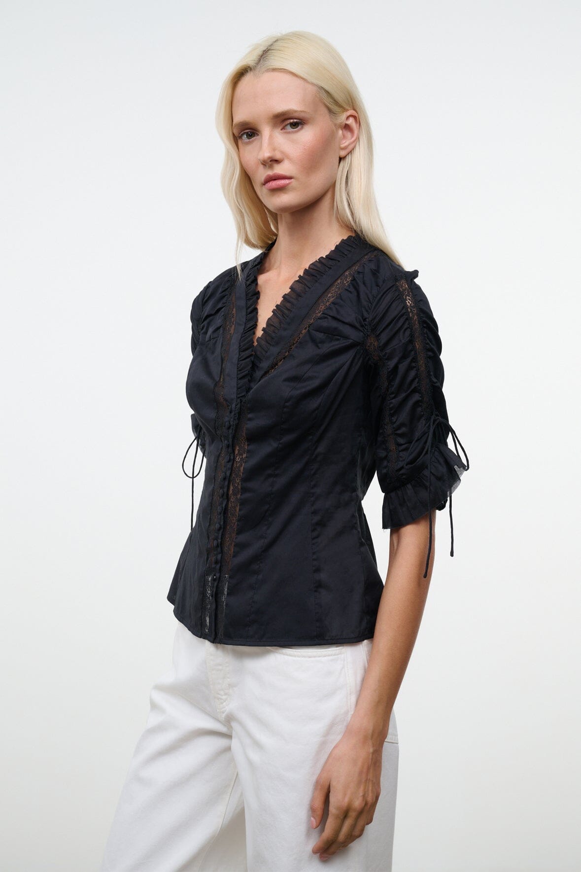 STAUD Sale Paolina Top Black