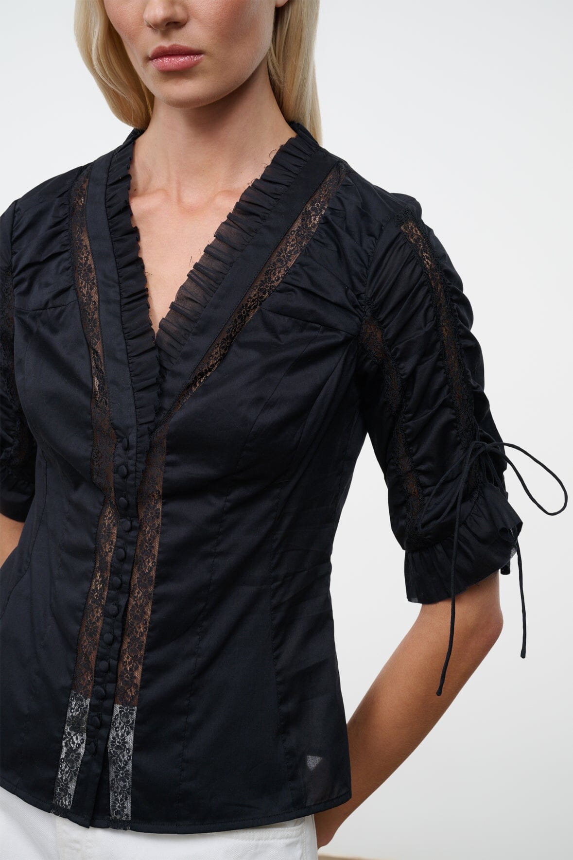 STAUD Sale Paolina Top Black