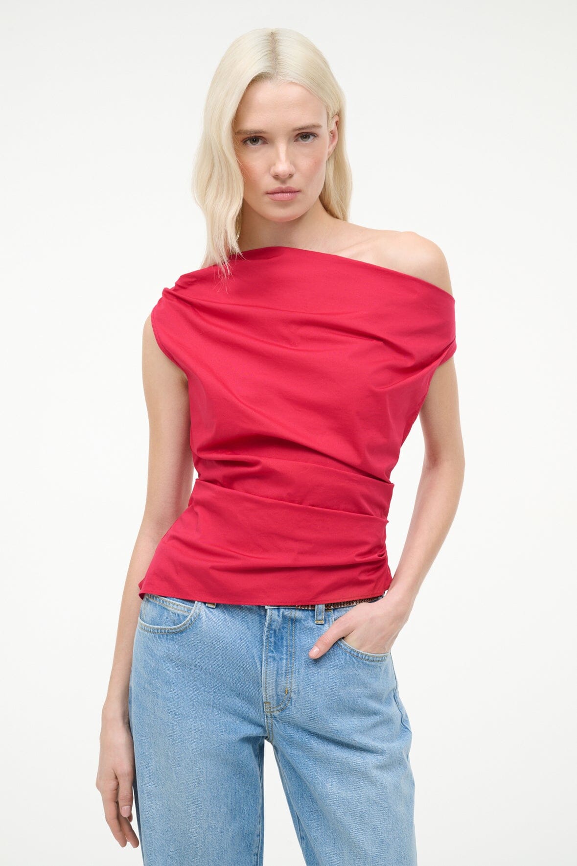 STAUD Sale Phare Top Cherry
