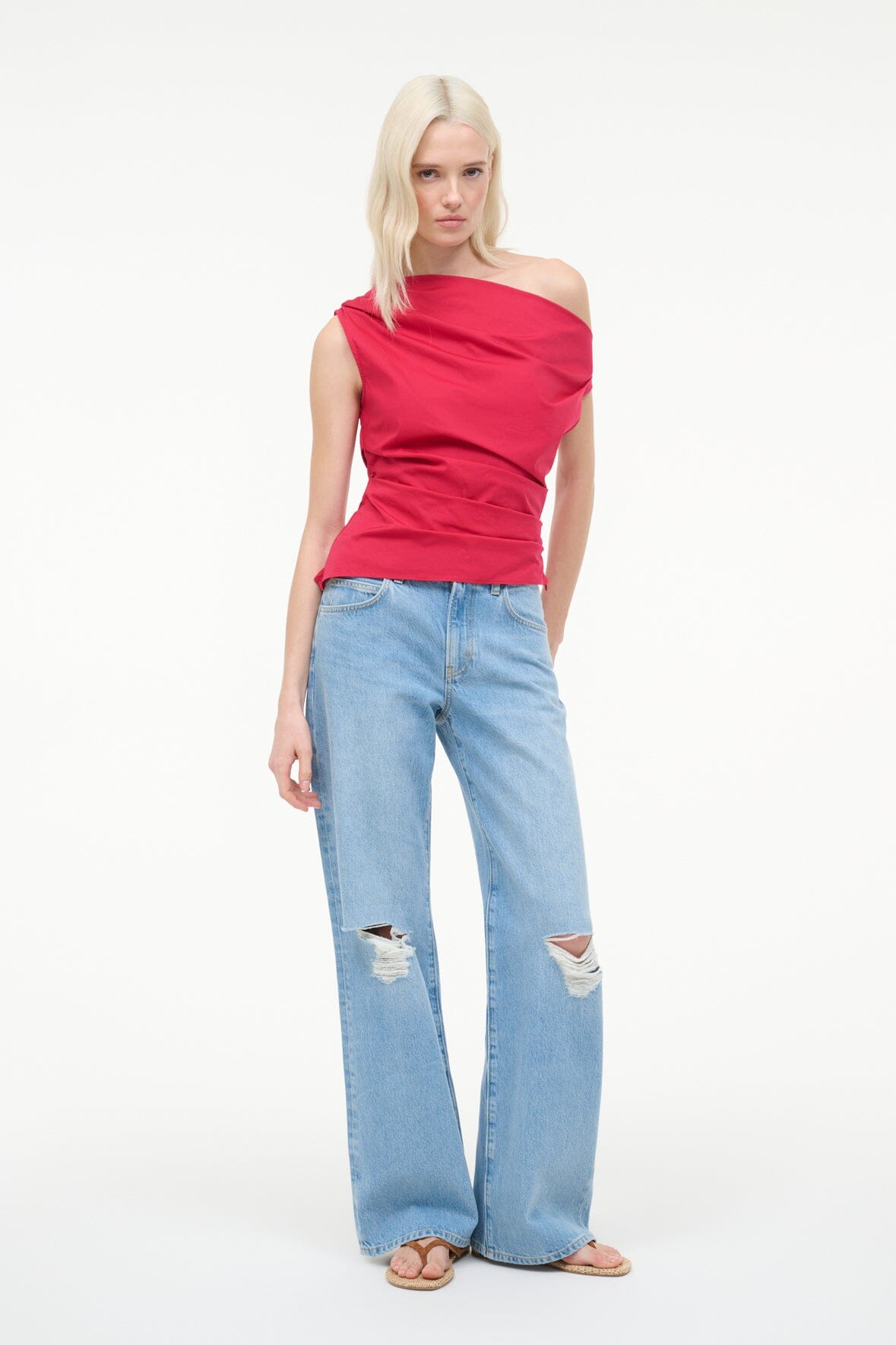 STAUD Sale Phare Top Cherry
