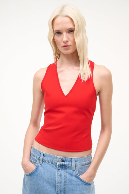 STAUD Sale Jesse Tank Cardinal