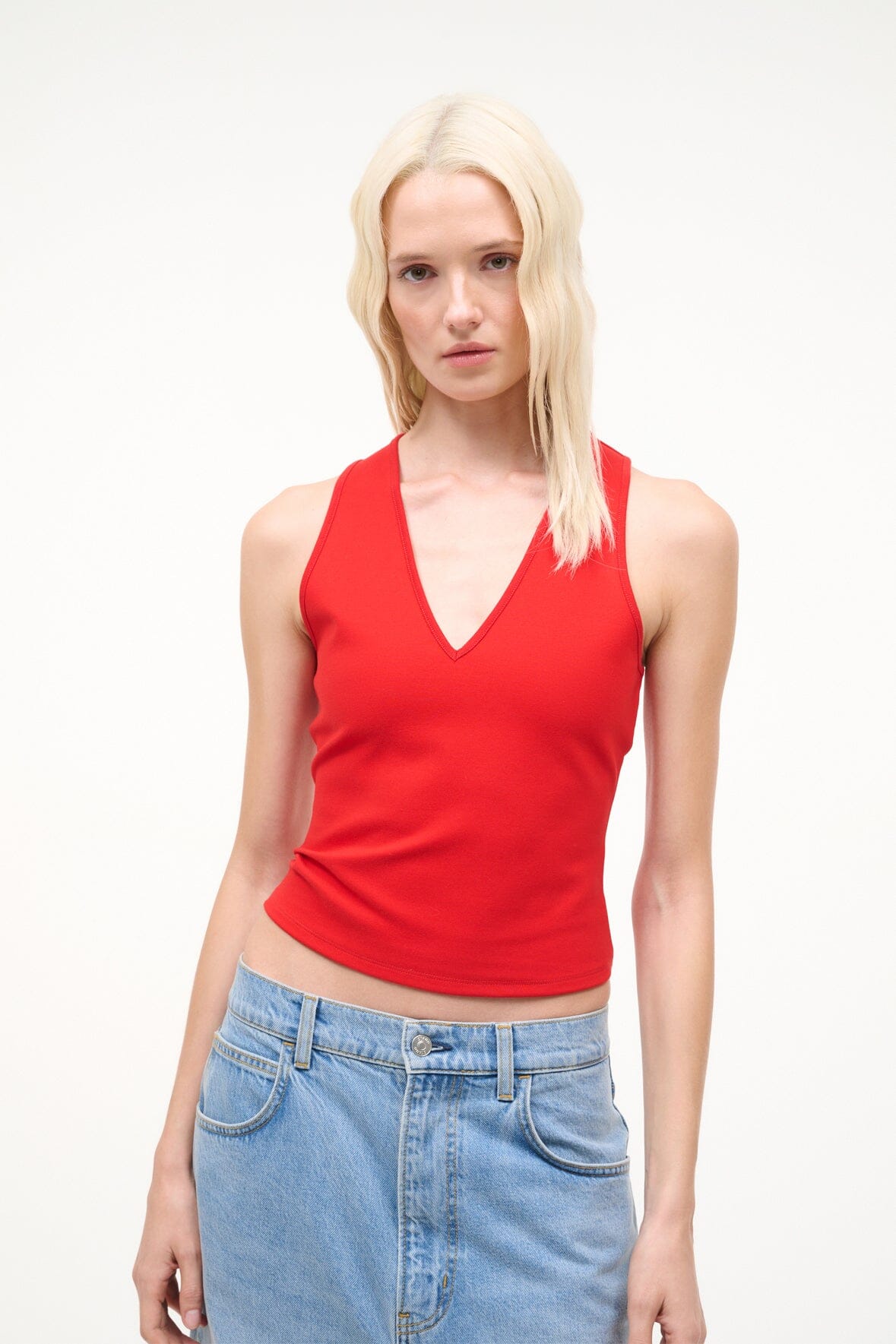 STAUD Sale Jesse Tank Cardinal