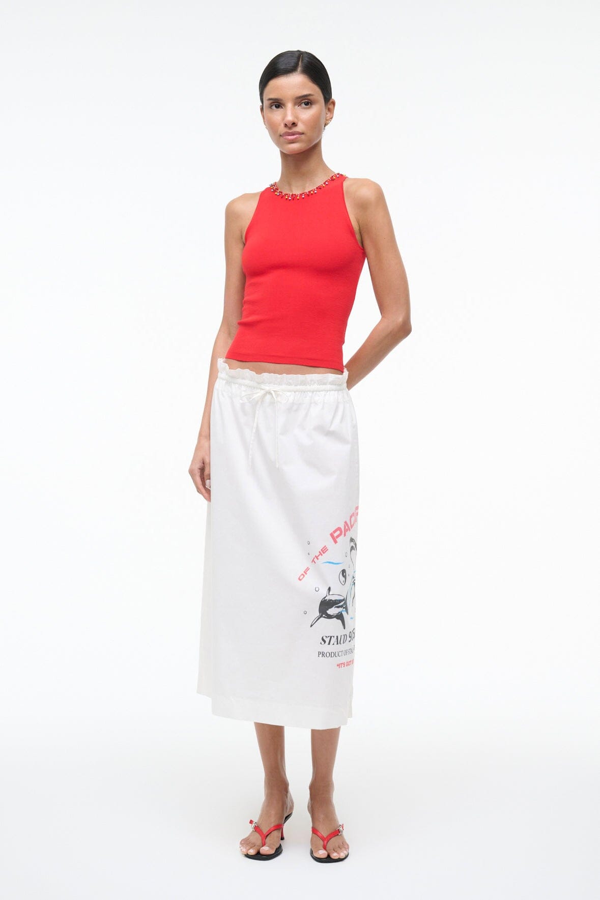 STAUD Sale Shore Skirt Of The Pacific