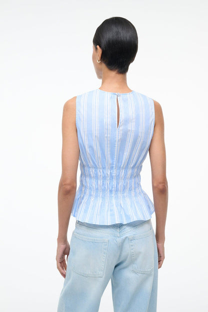 STAUD Sale Culver Top Ventura Stripe